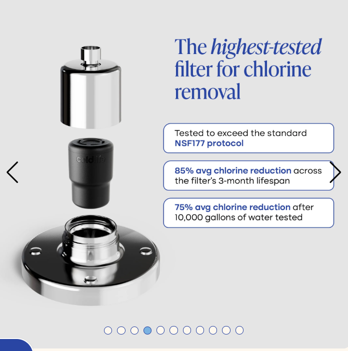 BREVO Filtered Shower Head